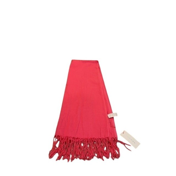 Zingara Accessories - Zingara Pareo Vero Nectarine Luxury Fringe Wrap Shawl Sarong NWT $349‎ MSRP